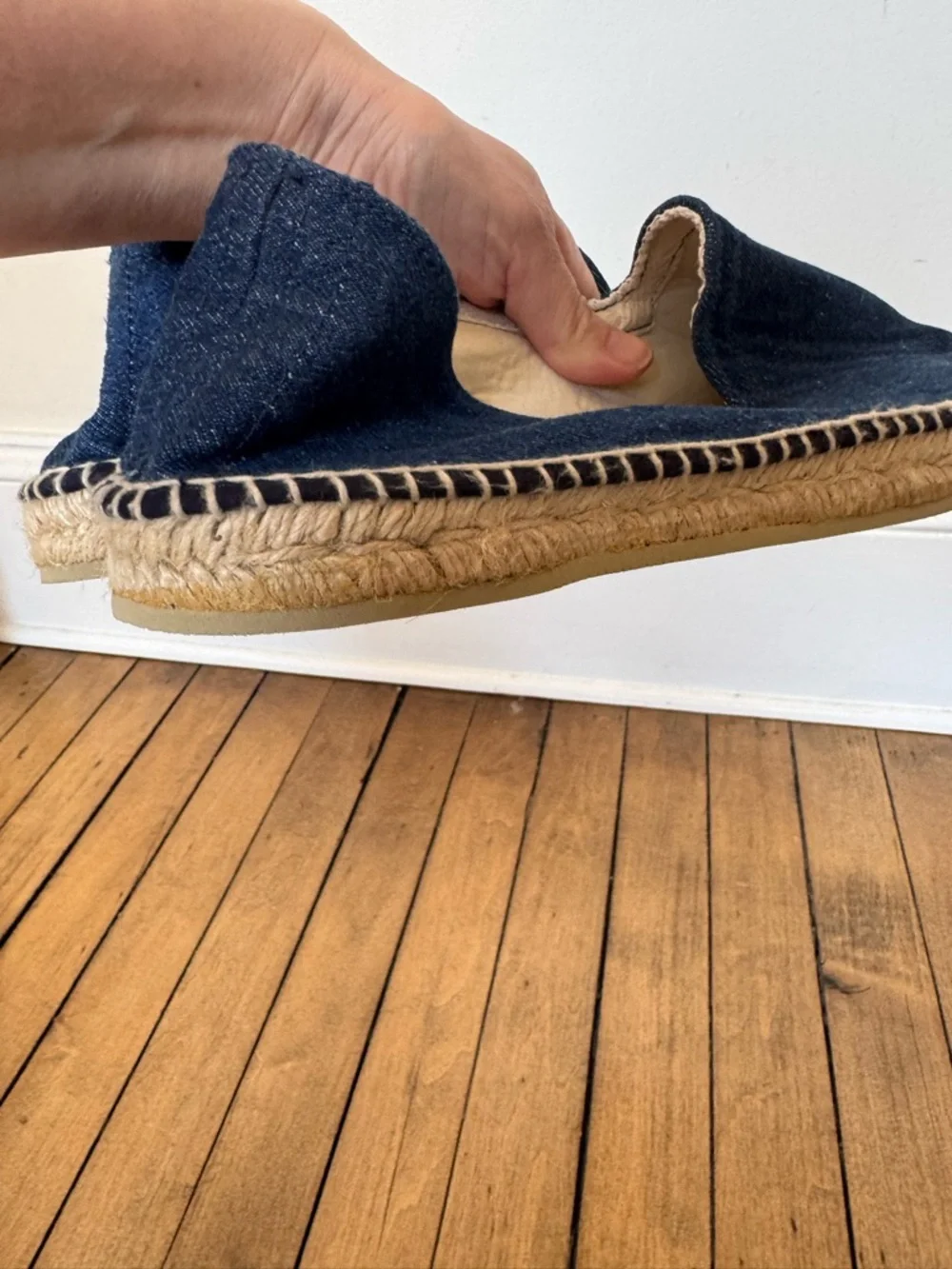 OAS Blue Denim Espadrilles 44 / Men’s 10 Women’s 11